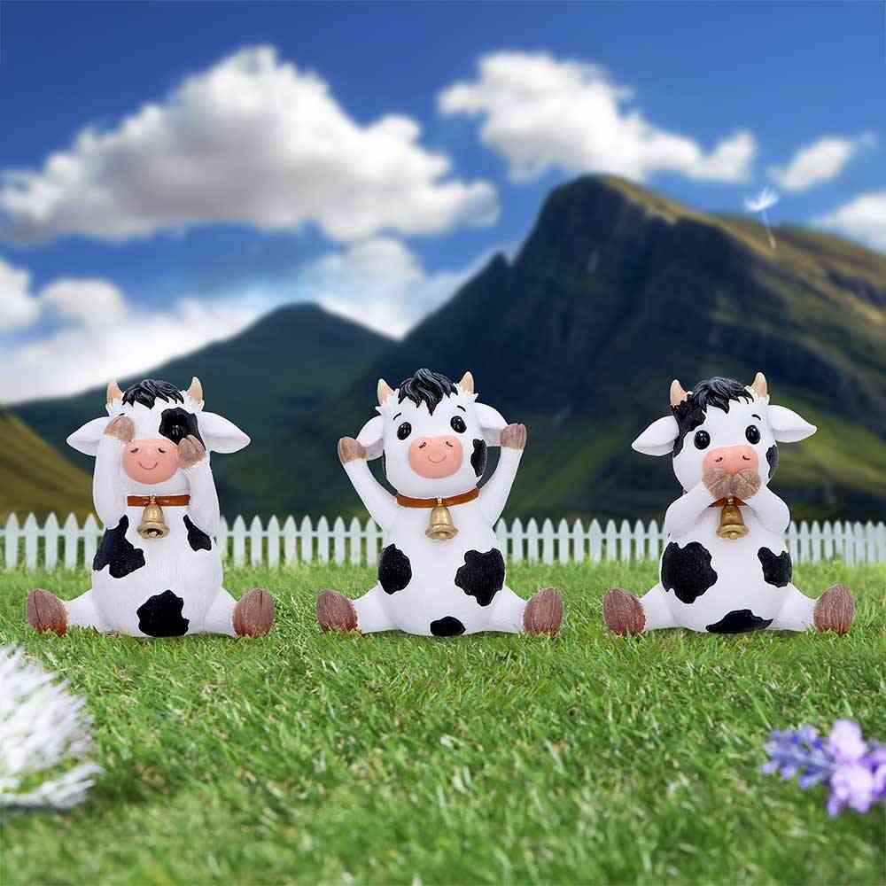 Nemesis Now - Three Wise Cows Dekorative Figuren - Mehrfarben
